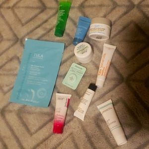Sample size beauty products